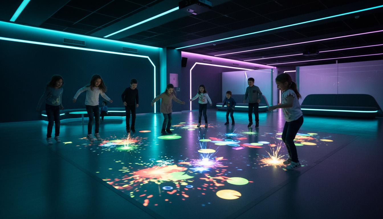 أرضية تفاعلية