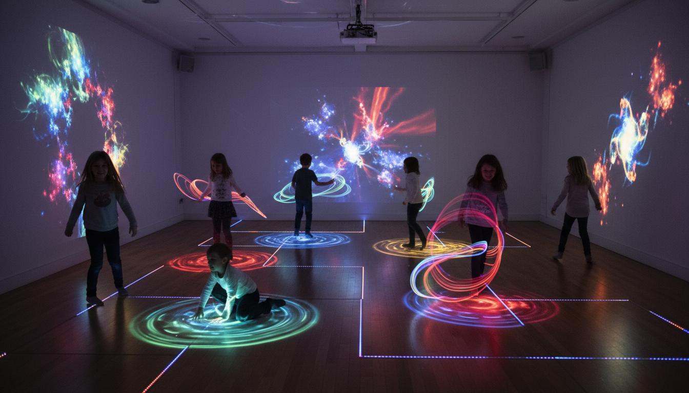 أضواء تفاعلية